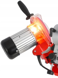 Mașină electrică de ascuțit lanțuri 230W MaxRom, disc 145 mm, menghină rotativă cu unghi reglabil - Img 3