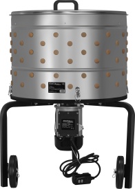 Mașină electrică de jumulit păsări KraftDele KD4351, 1300W, cuvă 650 mm, 158 degete din cauciuc - Img 2
