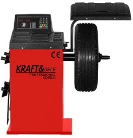 Mașină semi-automată de echilibrat roți KraftDele KD5841 – 230V, jante 10–24” - Img 2