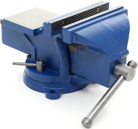 Menghină de banc rotativă KraftDele KD1105, 250 mm, cu nicovală integrată și bază rotativă 360°