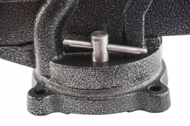 Menghină rotativă de banc cu nicovală 100 mm MaxRom, corp din fontă, fălci înlocuibile, deschidere maximă 100 mm - Img 8
