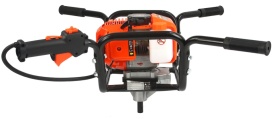 Motoburghiu pe benzină Mar-Pol M84001/3, 5,2 CP, cu burghie 100/150/200 mm pentru găuri în sol, garduri și plantări - Img 5