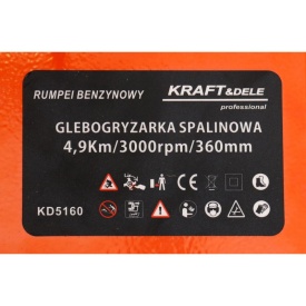 Motocultor 4,9CP KD5160 – Kraft&Dele