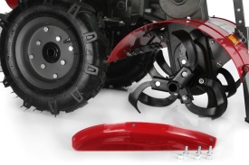 Motocultor 62 cm 7 HP DEMON M83251 – cu tracțiune, 2 viteze înainte + marșarier, adâncime 29 cm, set roți - Img 9