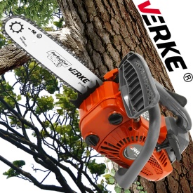 Motoferastrau pe benzina pentru crengi VERKE 1,2 CP, 25,4 cmc, lamă 27 cm, compact pentru toaletarea arborilor și tăieri precise în grădină - Img 12