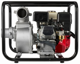 Motopompă 3” pentru apă KraftDele KD771 – 1000L/min, 6,5CP, 30m înălțime refulare, pompă benzină pentru apă curată și murdară - Img 6