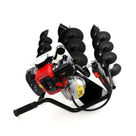 Motor pentru foreză de pământ pe benzină KraftDele KD174, 5.2 CP, 3.8 kW, 2 timpi, fără burghiu inclus - Img 11