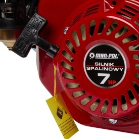 Motor termic pe benzină Mar-Pol 7 HP, ax orizontal 20 mm, 4 timpi, pornire manuală, 3600 rpm - Img 2