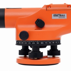 Nivela optică profesională KraftDele KD1096 cu valiză de transport, mărire 32x și compensator magnetic - Img 5