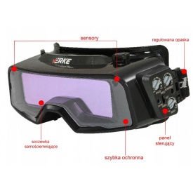 Ochelari de sudură cu filtru automat de întunecare YZ1000 MaxRom, pentru TIG MIG MAG MMA și tăiere cu arc - Img 7