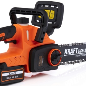 Piilă electrică cu acumulator KraftDele KD10643, 21V, 12 inch, 2 acumulatori 4Ah și accesorii incluse, pentru grădină și tăieri ușoare - Img 5