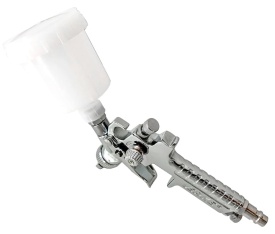 Pistol de vopsit pneumatic HVLP VERKE H-2000P, duză 1,0 mm, rezervor 125 ml, pentru finisaje și retușuri precise - Img 6
