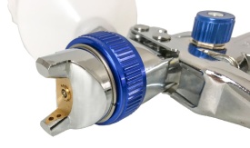 Pistol de vopsit pneumatic HVLP Verke H-888P, duză 1,3 mm, rezervor 600 ml, pentru aplicare precisă a vopselei - Img 9
