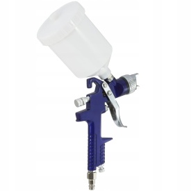 Pistol de vopsit pneumatic HVLP VERKE PREMIUM LINE cu 2 duze 1,4 mm și 1,7 mm, rezervor 600 ml - Img 4