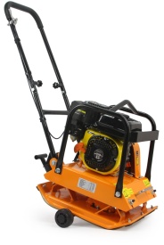 Placă compactoare 90kg MAR-POL M79514 – 6.5 CP, forță centrifugală 15kN, adâncime 30cm, motor OHV, roți demontabile, mâner pliabil - Img 2