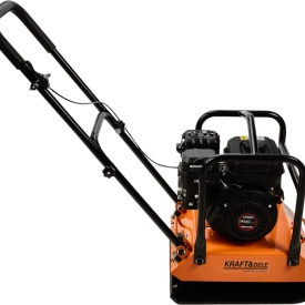 Placă compactoare pe benzină KraftDele KD1196, 7 CP, cu covor din cauciuc și roți transport, pentru pavaj, sol și lucrări de compactare - Img 8