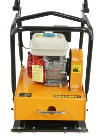 Placă compactoare unidirecțională VERKE C120HC, motor 6,5 CP, 98 kg, cu roți transport și talpă din cauciuc - Img 6