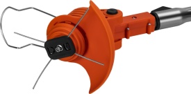 Podkaszarka akumulatorowa KraftDele KD5129 21V 1000W cu 2 acumulatori 2Ah, 11000 rpm, cap reglabil și roți de ghidare - Img 6