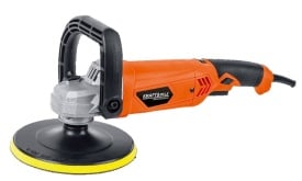 Polizor auto electric KraftDele KD529, 2440W, 500-6000 rpm, disc 180 mm, pentru polish caroserie, lemn si metal