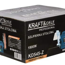 Polizor de banc cu bandă și disc KraftDele KD545-Z, 1800W, 2 în 1 pentru ascuțire, șlefuire și curățare piese metalice - Img 12