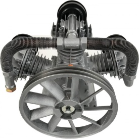 Pompa compresor de aer cu 3 pistoane de 90mm in W cu debit 1100 l/min 7.5kW W3090R (imbunatatit) – Kraft&Dele