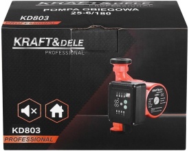 Pompa de circulație KraftDele KD803 25-60/180 cu panou de control, funcție auto și mod de noapte pentru instalații termice - Img 11