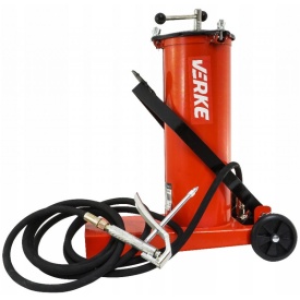 Pompa de gresat actionata la picior recipient 6L VERKE V86131 – Kraft&Dele