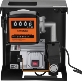 Pompa de transfer motorină și ulei KraftDele KD1174 cu pistol automat AUTO STOP, debit 75 l/min, 230V