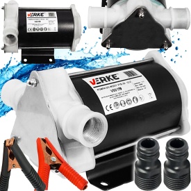 Pompa electrică 12V 200W pentru apă și lichide, debit 40 l/min, înălțime de refulare 12 m, MaxRom V80179