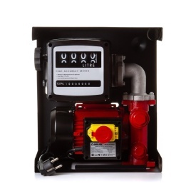 Pompa electrică autoamorsantă pentru motorină și ulei Mar-Pol M79929, Mini CPN 230V, debit 40 l/min, cu pistol și furtunuri - Img 3