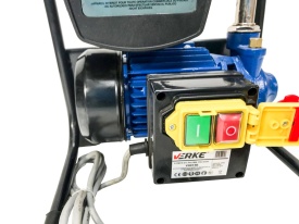 Pompa electrică de transfer combustibil VERKE YBV-600T, mini distribuitor portabil 600 W, 40 l/min, cu pistol automat și contor - Img 3