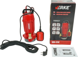 Pompă submersibilă pentru apă murdară VERKE QDX-370F cu plutitor, 1 inch, 0,37 kW, debit 5000 l/h - Img 7