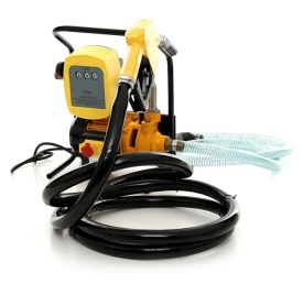 Pompa transfer motorină și kerosen KraftDele KD1163, 600W, 230V, cu contor, distribuitor combustibil portabil - Img 2
