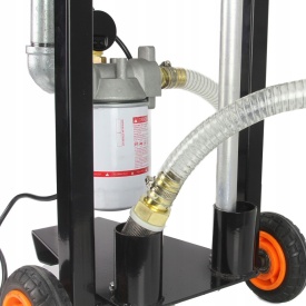 Pompă transfer ulei motor și motorină 230V BJC M79928A – 1100W, debit 50l/min, cu manometru, filtru Gilbarco și furtunuri incluse - Img 5