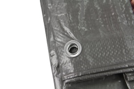 Prelată de protecție foarte groasă 10x15 m Mar-Pol, impermeabilă, cu strat din polietilenă și inele metalice - Img 3