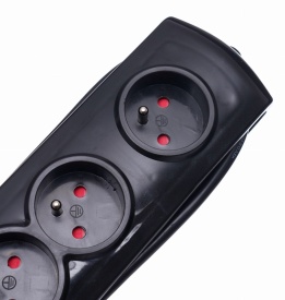 Prelungitor electric KraftDele KD4036, 3 m, 8 prize europene, cu întrerupător, protecție la suprasarcină și siguranță pentru copii - Img 6