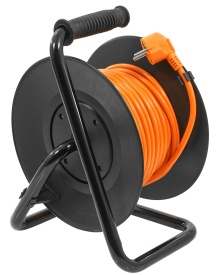 Prelungitor electric pe tambur 25 m cu 4 prize, cablu cupru 3x1 mm² și protecție termică MaxRom - Img 7