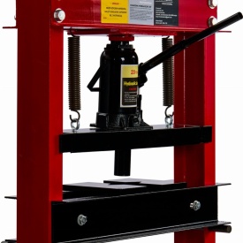 Presă hidraulică de atelier 20T KraftDele KD329, cu pompă manuală și platformă reglabilă pe 8 niveluri - Img 5