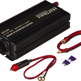 Priză mobilă 230V din baterie auto 12V, invertor sinus pur KraftDele KD1256, 500W putere continuă, 1000W vârf, cu USB - Img 2