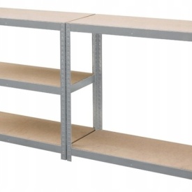 Raft de garaj 90x40x180cm 5 rafturi metal MDF MXM90060 - Img 3