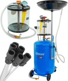 Recuperator ulei gravitational si prin absorbtie pneumatic 65L B4000 BAUG – Kraft&Dele