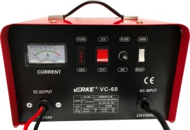 Redresor auto 12V/24V MaxRom VC-60, 30A, pentru acumulatori plumb-acid 120-350Ah, cu ampermetru și protecții integrate - Img 2
