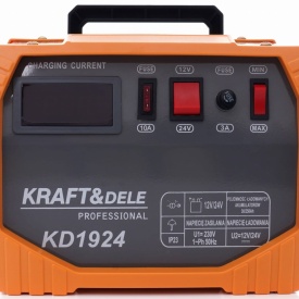 Redresor auto KraftDele KD1924 12V/24V pentru acumulatori 30-250Ah, cu încărcare rapidă și funcție de pornire asistată - Img 2