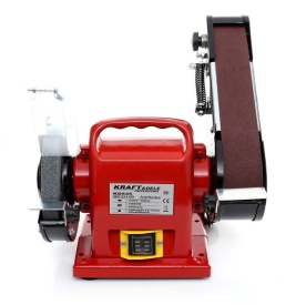 Resigilat Polizor de banc + slefuitor cu banda 1800W 150mm KraftDele KD545