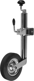 Roată de sprijin pentru remorcă KraftDele KD469 cu colier de prindere, capacitate 150 kg, roată 200 mm - Img 4