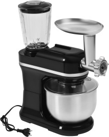 Robot de bucătărie planetar multifuncțional KraftDele KD4227, 3000W, bol 5L, cu blender și mașină de tocat carne - Img 5
