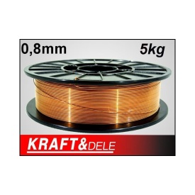 Sarma sudura MIG/MAG CO2 / Argon otel 0.8mm 5 Kg KraftDele KD1151