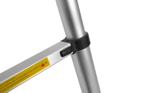 Scară aluminiu KraftDele cu 8 trepte, înălțime de lucru 2,6 m, suportă până la 150 kg - Img 8