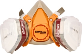 Semimască de protecție pentru vopsire KraftDele KD10030 cu filtre pentru vapori, gaze, praf și aerosoli, mărime L - Img 12