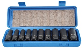 Set 10 chei impact 1/2" 10-24mm MA3510.35 Adler
